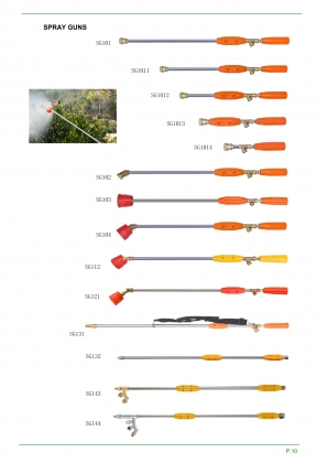 Power sprayer guns